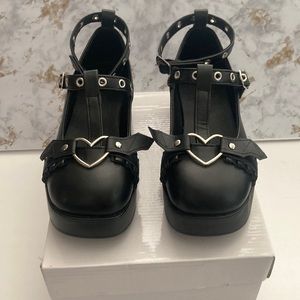Chunky Mary Jane shoes